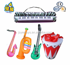 PVC inflatable musical instruments toys guitar /drums/inflatable hand drum