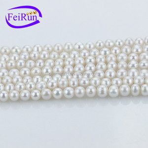 Dây Ngọc Trai Bán Buôn Thiết Kế Mới 8Mm A +, Dây Ngọc Trai Nước Ngọt 16 Inch Màu Trắng, Dây Ngọc Trai Trang Trí - Product Image 2