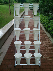 Exhibidor de <span class=keywords><strong>Flores</strong></span> Metálico, 15 Cubos, Estante para Tienda de Plantas, Exhibidor de <span class=keywords><strong>Flores</strong></span> Metálico - Product Image 5