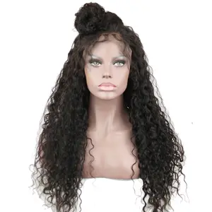 wholesale cheap human hair wigs 130% density curly human hair full lace wig