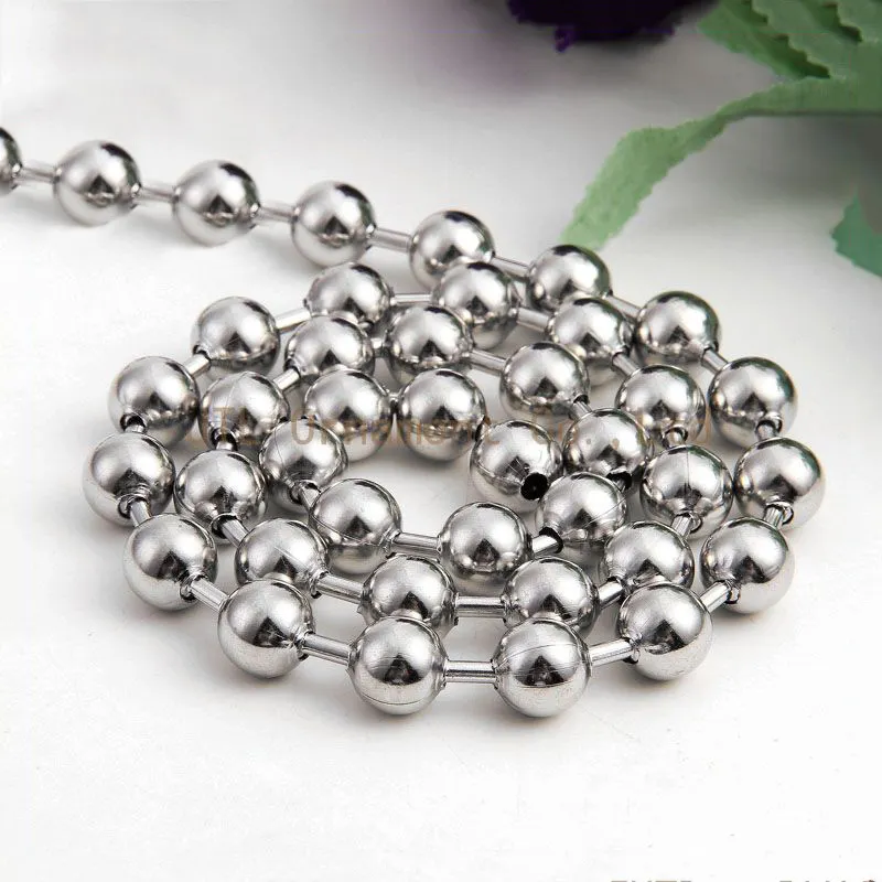 316L 12mm stainless steel ball chain wholesale