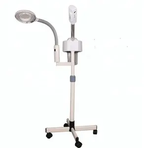 DT-318M Hete Verkoop 2 In 1 Diepe Gezichtsreiniging Huid Vocht Ionische Vaporizador Gezichtsbehandeling Met Led Vergrotende Lamp