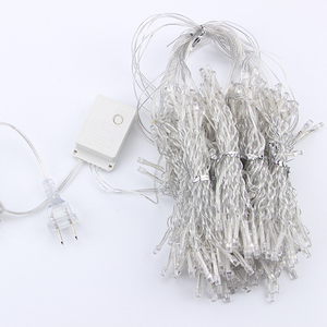 Hochzeits feier Dekoration Beleuchtung 300L <span class=keywords><strong>Brilliant</strong></span> Water proof Icicle <span class=keywords><strong>String</strong></span> <span class=keywords><strong>Lights</strong></span> Schlafzimmer Wohnheim Dekor Fairy Sting Vorhang Licht - Product Image 1