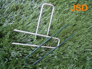 편평한 점 정원 물림쇠/U 자 모양 Turf 장 못/Turf 장 핀