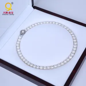 Hot sale pearl jewelry fresh water pearl jewelry real pearl necklace