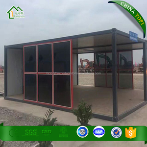 SANDWICH panel prefab steel structure folding 20ft 40ft container house maurice - Product Image 1