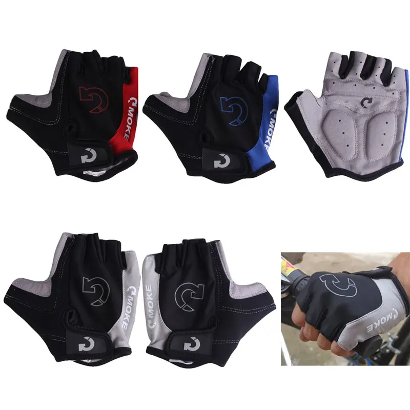 YOUME Cycling Gloves Half Finger Anti Slip Gel Pad Breathable Motorcycle MTB Mountain Road Bike Gloves Sport With OEM Service
