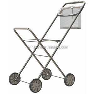 <strong>Laundry</strong> Clothes <strong>Basket</strong> Trolley Removable <strong>Basket</strong> <strong>Laundry</strong> <strong>on</strong> <strong>Wheels</strong> Cart - Product Image 5