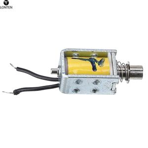 Lonten DC 3~6V Mini électroaimant solénoïde à poussée et traction, type traversant, pour outils électromagnétiques à poussée et traction, électronique - Product Image 6