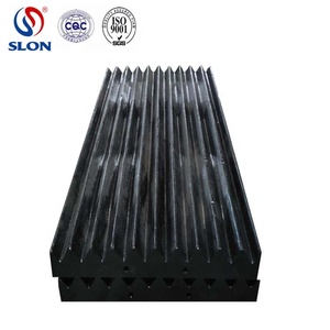 Shanbao <span class=keywords><strong>PE</strong></span> 250x400,500x750,600x900,1000x1200 <span class=keywords><strong>Jaw</strong></span> Crusher สวมใส่อะไหล่ <span class=keywords><strong>Jaw</strong></span> Liner แผ่น - Product Image 4