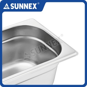 Sunnex Hot Selling 3L Gastronorm Stainless Steel GN Pan for Restaurant & Hotel <b>Service</b> <b>Equipment</b> - Product Image 3