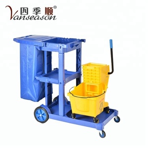 Chariot de nettoyage multifonction, chariot pour l'entretien de la maison - Product Image 2