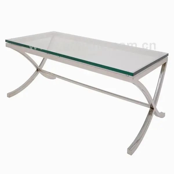 x base coffee table s shape stainless steel leg glass coffee table