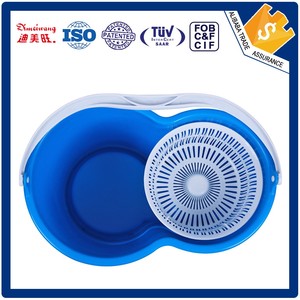 New Magic <strong>Mop</strong> Bucket With Foot Pedal Rotate 360 With 2 <strong>Mop</strong> <strong>Heads</strong> - Product Image 3