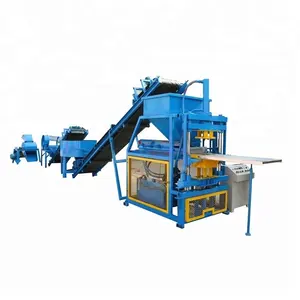 HBY Group HBY2-10 full automatic Clay brick production line interlock soil brick machine with crusher and mixer