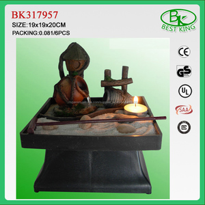2017 polyresin fuente de agua con vela zen - Product Image 5