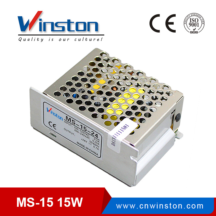 MS-15-24 AC DC 24 В 15 Вт адаптер Источник питания / smps с ce rohs
