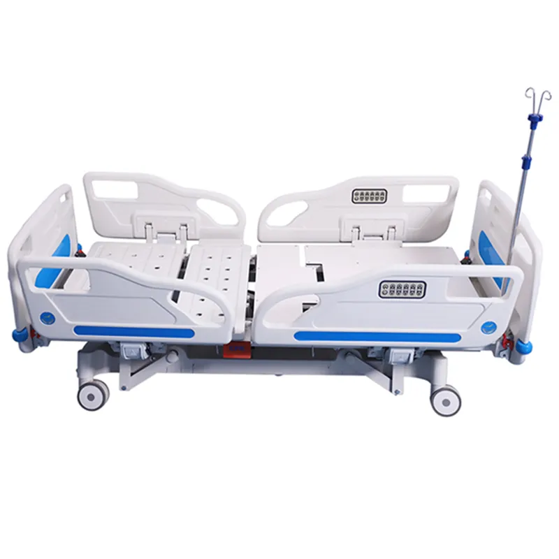 Multi-Functionele Elektrische Ziekenhuis Icu Bed Met Cpr Functie Rugleuning X-Ray Links En Rechts Helling Load Cell systeem