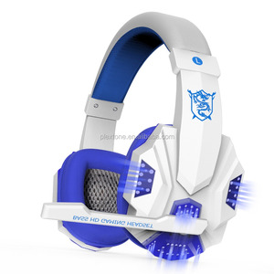 Plextone Freddo PC780 Over-ear Headset Wired Gaming Cuffia <span class=keywords><strong>Gamer</strong></span> Auricolare Con Il Mic Cuffie Per Computer di USB Ha Condotto La Luce <span class=keywords><strong>gamer</strong></span> - Product Image 6