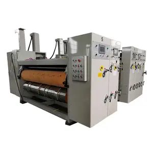 Dongguang factory flexo printing slotting die cutter carton machine