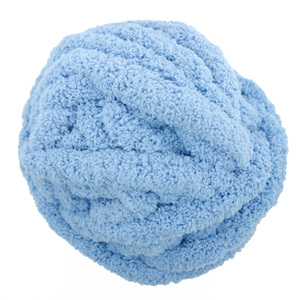 Sợi len chenille jumbo dày 3mm, 100% polyester, độ bền cao, có họa tiết nhuộm - Product Image 4