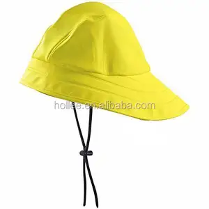 黄色渔夫帽子南西部复古风格雨帽子工人