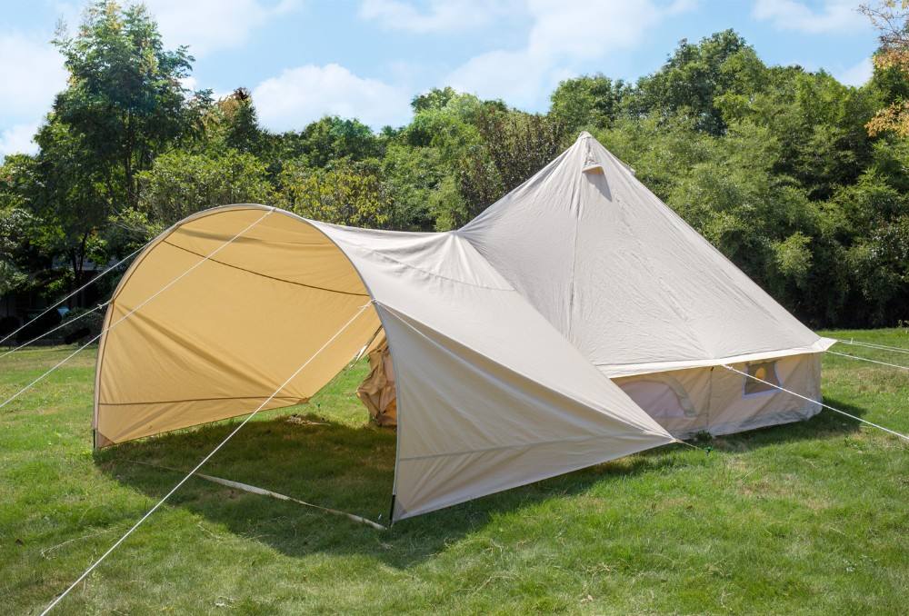 300D Oxford Arc - Shaped Camping Outdoor Tarp Rain Fly Sunshade