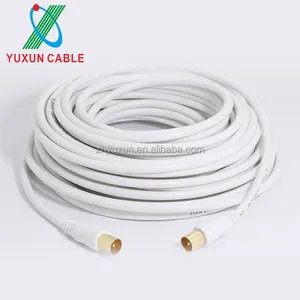 Factory Price 3C-2V Coaxial Cable 75 Ohm With TV Antenna Connector