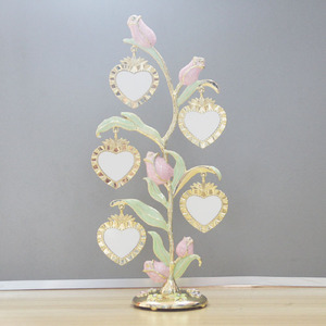 RubySub Kim Loại Tùy Chỉnh Giáng Sinh Khung Ảnh Thăng Hoa Trống Gia Đình Cây Khung Ảnh - Product Image 5