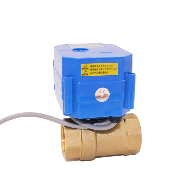 Прайс-лист на CWX-60P Электрический шаровой кран из латуни материал 1 ''DN25 AC220V CR04 моторизованный шаровой клапан