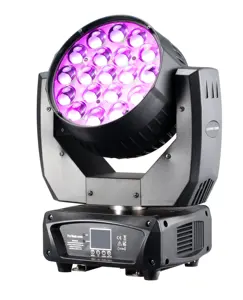 Factory Wholesale Price Stage Light Mac Aura 19*15w Beam wash LED Moving Head Zoom Wash