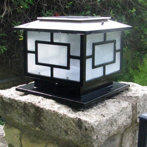Solar luces Pilar jardín paisaje luces LED impermeable al aire libre del parque luces decorativas para jardín al aire libre parque - Product Image 5