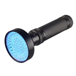 100 LED UV Taschenlampe 395nm Ultraviolett im Freien Camping Jagd Taschenlampe Taschenlampe Detektor für Hund Urin Haustier Flecken Bett wanze
