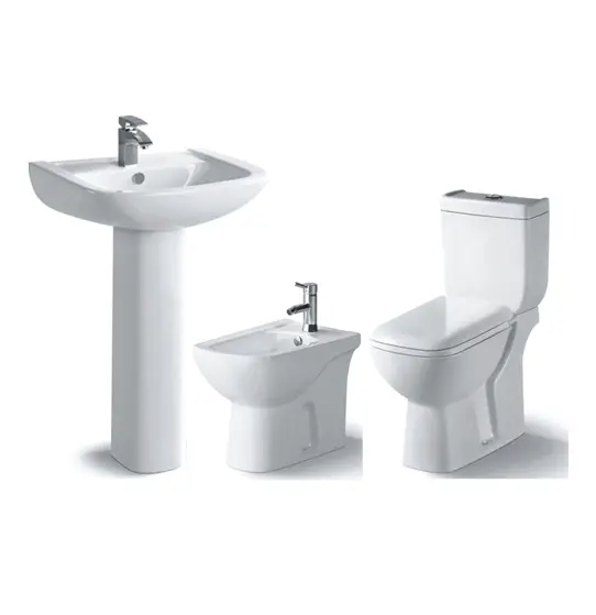 Chaozhou Set Toilet WC Dua Potong Keramik, Set Toilet/WC Ukuran Toilet/WC Toilet Sanitasi