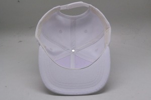 Frente Impreso Encaje Factura de Encargo Plana Blanco Llano Blanco Del Casquillo Del Snapback Hats - Product Image 5