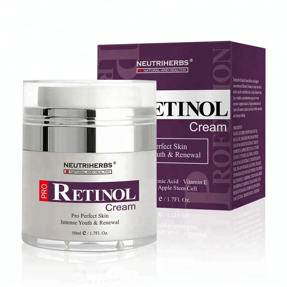 Creme hidratante eficaz para lifting facial de marca própria anti-idade anti-rugas anti-idade anti-envelhecimento para remover rugas creme Retinol com retinol