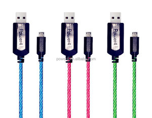 Flujo de Luz LED USB Cable de Carga para Micro USB Dispositivo habilitado - Product Image 1