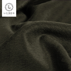 2018 date angora cachemire manteau de haute qualité olive vert costume alpaga tissu fabricants vente - Product Image 3
