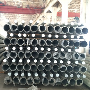 40ft Zincato a Caldo In Acciaio Conico elettrico di alimentazione utility tubolare pole - Product Image 5