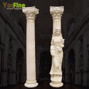 Roman Style Carved Marble <strong>Porch</strong> <strong>Columns</strong> <strong>for</strong> Decoration