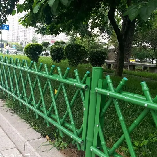 Fence Garden, Artificial Bamboo Fence Stainless Steel Fencing, Trellis & Gates Decorative Metal Garden Fence Power Coated 20m2