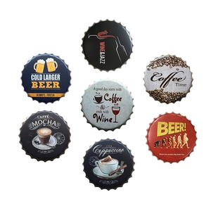 Casquette ronde en métal rétro, 1 pièce, décor Vintage de Pub - Product Image 5