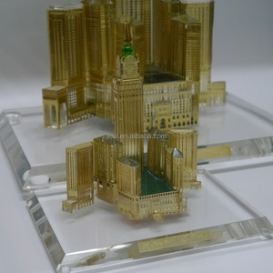 แบบจำลองหอนาฬิกาคริสตัลมักกะฮ์ สำหรับงานฝีมือและของตกแต่ง - Product Image 3