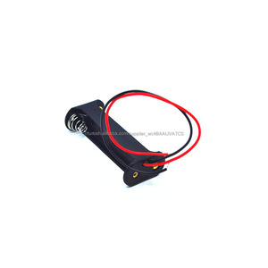 Siyah plastik 2xAA hücre (UM-<span class=keywords><strong>3</strong></span> * 2) kurşun tel ile <span class=keywords><strong>3</strong></span> v Pil Tutucu Kutusu Kasa - Product Image 4