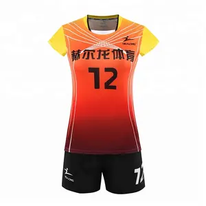 Униформа для волейбола на заказ, новейший дизайн футболки для волейбола