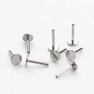 ASTM F136-poste de perno de <span class=keywords><strong>Labret</strong></span>, roscado interno de titanio, solo - Product Image 1