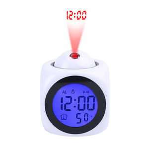 Sveglia con Proiezione Mini Cubo Digitale Intelligente Parlante con Alba Simulata Caricatore Wireless <span class=keywords><strong>Radio</strong></span> LED per Bambini - Product Image 4
