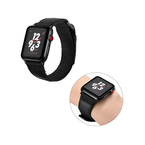 Deporte smart <span class=keywords><strong>watch</strong></span> wristband negro nylon para <span class=keywords><strong>apple</strong></span> <span class=keywords><strong>watch</strong></span> - Product Image 4