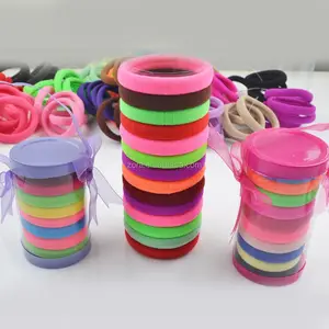 2015 popular colorful hair elastic ponytail holder