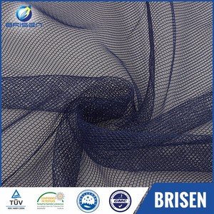Diseño <span class=keywords><strong>de</strong></span> la decoración del poliester vestido <span class=keywords><strong>de</strong></span> <span class=keywords><strong>tul</strong></span> azul oscuro satén <span class=keywords><strong>de</strong></span> <span class=keywords><strong>seda</strong></span> telas <span class=keywords><strong>de</strong></span> tapicería - Product Image 1